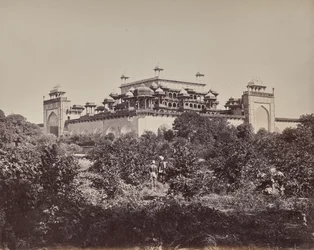 Secundra nabij Agra. Het mausoleum van keizer Akbar