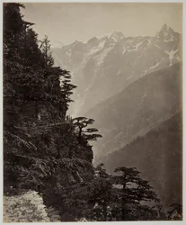 Zonder titel [heuvel en bergen], ca. 1865