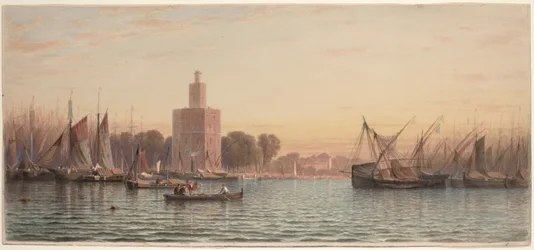 De haven van Sevilla