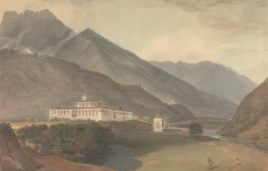 Het paleis van de Deib Rajan in Tassisudon