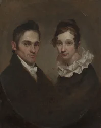 Dominee Hiram Bingham en Sybil Moseley Bingham (1789-1869; 1792-1848)