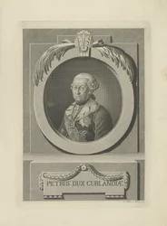 Peter von Biron 1724-1800, Hertog van Koerland en Semigallia, 1781