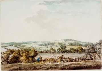 Het Oude Huis bij de Grange en Barber Wood, 1787