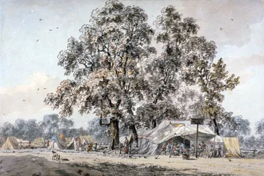Legerkamp in Hyde Park, Londen