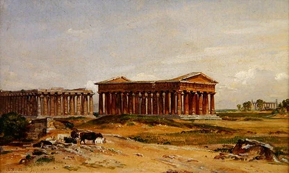 De ruïnes van Paestum