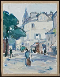 Straatscène, Parijs