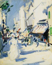 Straat in Parijs, ca. 1907