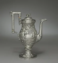 Neo-Rococo koffiepot, ca. 1840