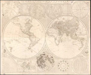 Scientia terrarum et coelorum: of, de hemelen en aarde astronomisch en geografisch weergegeven en weergegeven: met de meest nieuwsgierige en nuttige bijzonderheden in de zonne-, ster- en wereldsystemen, getrouw opgesomd en weergegeven volgens t