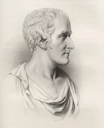 Arthur Wellesley, gegraveerd door E. Finden, illustratie uit 