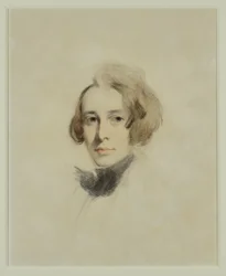 Voorlopige schets van Charles Dickens, 1837