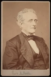 Portret van Rev. Mason Noble 1809-1881, tussen 1876 en 1880