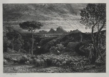 Het openen van de vouw, 1880