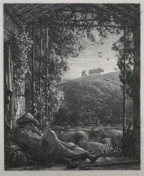 De slapende herder