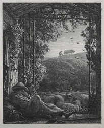 De slapende herder