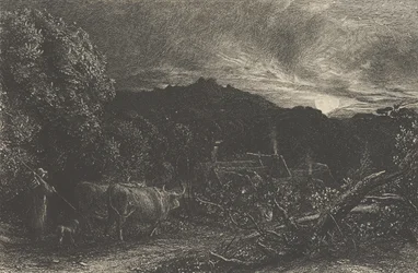 De vermoeide ploeger, of De herder, of Tardus Bubulcus, begonnen 1858