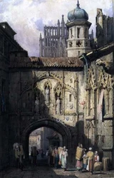 Een uitzicht in Neurenberg, ca. 1823