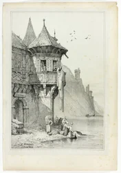 Bij Braubach aan de Rijn