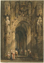 Interieur van een kathedraal