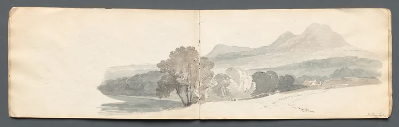 Schetsboek: Eildon Hills, 1814