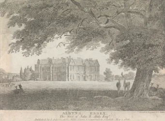 Albyns, Essex, het landgoed van John R. Abdy, Esquire (gepubliceerd door L. Asperne); pagina 7 (deel één)