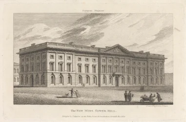 De nieuwe munt Tower Hill