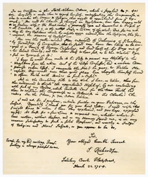 Brief van Samuel Richardson, 22 maart 1754