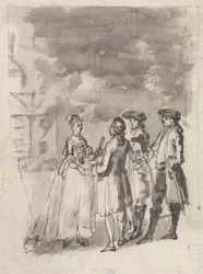 De theaterbezoekers