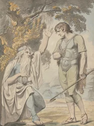 Een bard en een herder