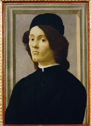 Portret van een jonge man ...