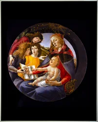 Maagd en Kind met drie engelen, ook wel Madonna van de Magnificat genoemd