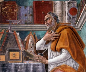 Detail van "Sint Augustinus"
