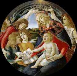 Italiaans: Madonna van het Magnificat Madonna van het Magnificat