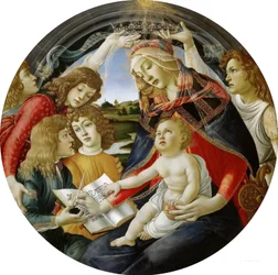 Italiaans: Madonna van het Magnificat Madonna van het Magnificat