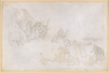La Divina Commedia, Purgatorio XII. Eerste cirkel van het vagevuur: afbeeldingen van de straf voor hoogmoed; de engel voor de trappen naar de tweede cirkel