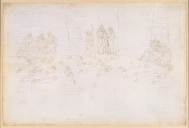 La Divina Commedia, Purgatorio XXI. Vijfde ring van het Purgatorio: boetedoening van de hebzuchtigen en de verkwisters; verschijning van Statius