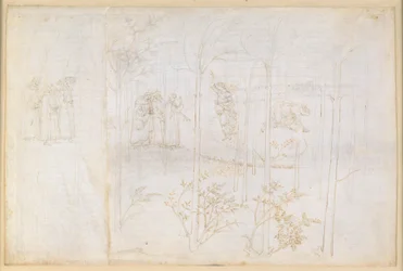 La Divina Commedia, Purgatorio XXVIII. Het aardse paradijs: Dante en Matelda aan de rivier de Lethe