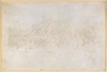 La Divina Commedia, Purgatorio XXVI. Zevende cirkel van het vagevuur: boetedoening van de wellustigen; gesprek tussen Dante en Guido Guinizelli
