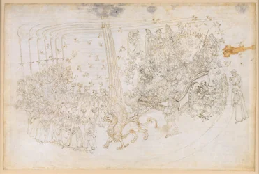 La Divina Commedia, Purgatorio XXX. Het aardse paradijs: Beatrice in de triomfwagen