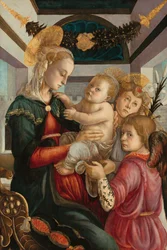 Madonna en Kind met Engelen, 1465-1470