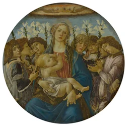 Maria met het Kind en zingende engelen (Raczyński-tondo)