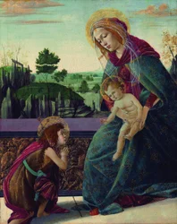 De Madonna met kind en de jonge Johannes de Doper