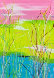 Groene rapsodie, 2020 (acrylverf op doek)