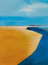 Lagune, 2021 (acrylverf op doek)