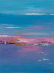Roze Reflecties, 2019 (acrylverf op doek)