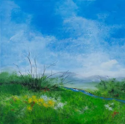 Stille beek, 2023 (acryl op doek)
