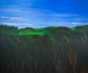 Rolling Hills, 2022 (acrylverf op doek)