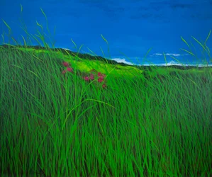 De kracht van bloemen, 2020 (acryl op doek)