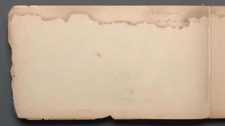 Schetsboek, pagina 03: S.R. Gifford 15 10th Street New York, 1859