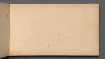 Schetsboek, pagina 10: Carter Mountain, 1859